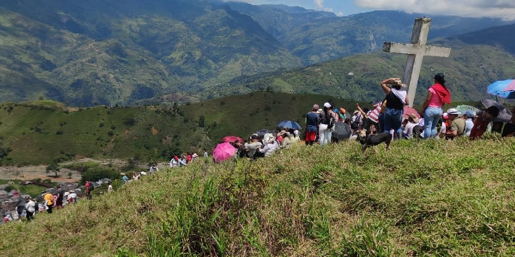 En Briceño se proyecta la construcción de un sendero ecológico, turístico y religioso hacia el Cerro de la Cruz