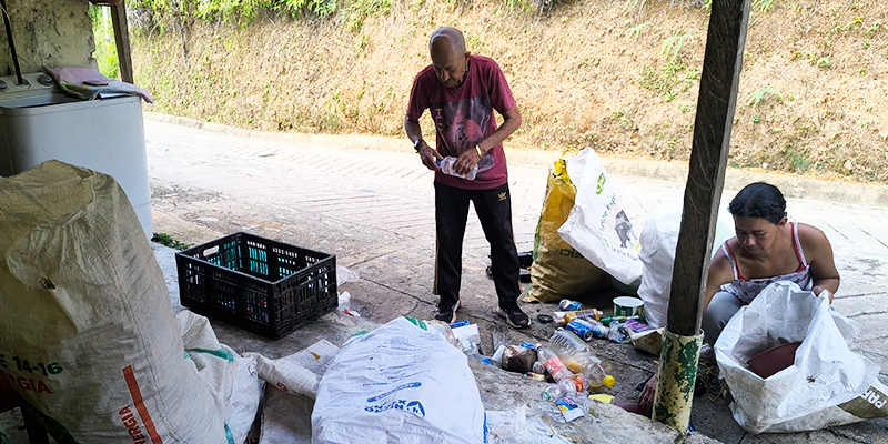 ¡Gracias recicladores! Jaime y Flor, recuperadores de Briceño