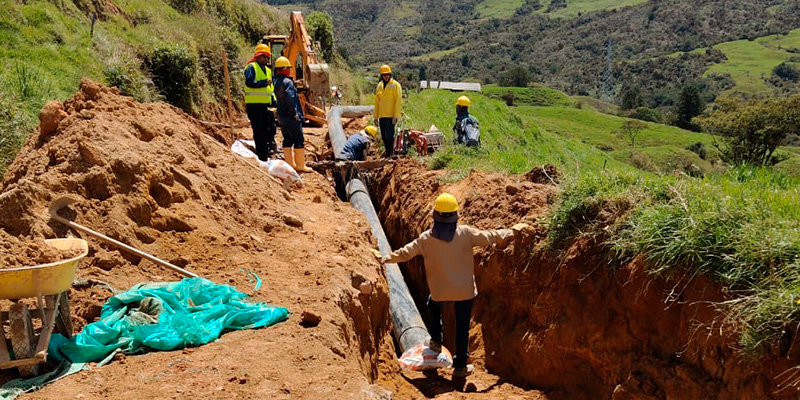 Yarumal cambia tuberías del acueducto municipal